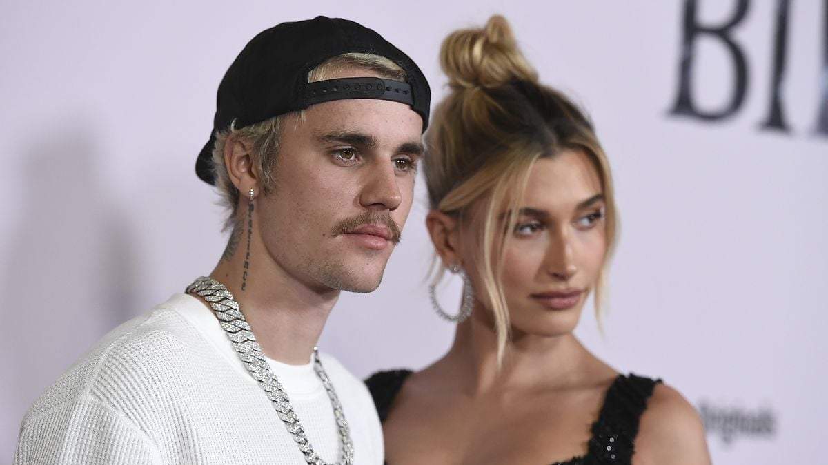 Justin Bieber y Hailey Baldwin. Fuente: (Twitter)