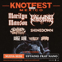 Otro cambio de sede de Music Vibe, el Knotfest 2025 se muda al Fray Nano