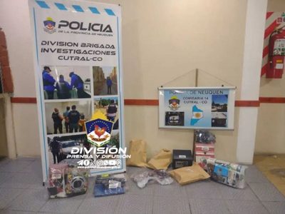 La policía recuperó una importante cantidad de elementos robados en Cutral Co