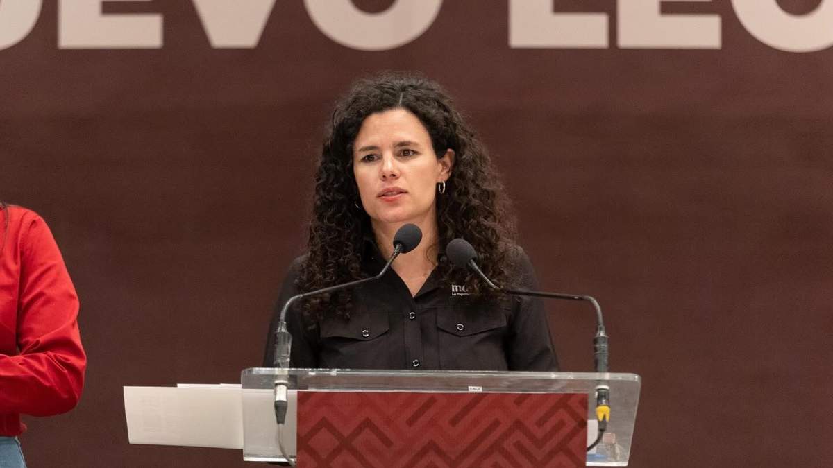 La dirigente nacional de Morena, Luisa María Alcalde