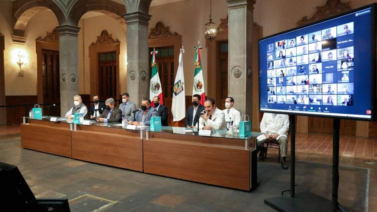 Conferencia del gobernador de Nuevo León