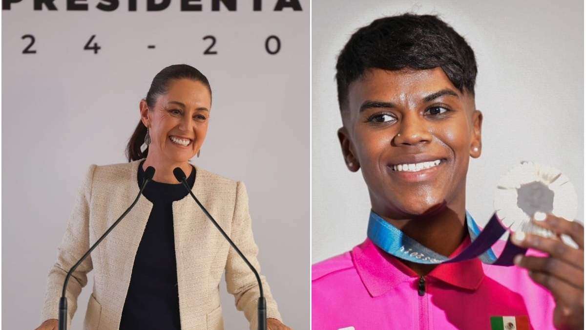 Sheinbaum felicita a medallistas, como Prisca