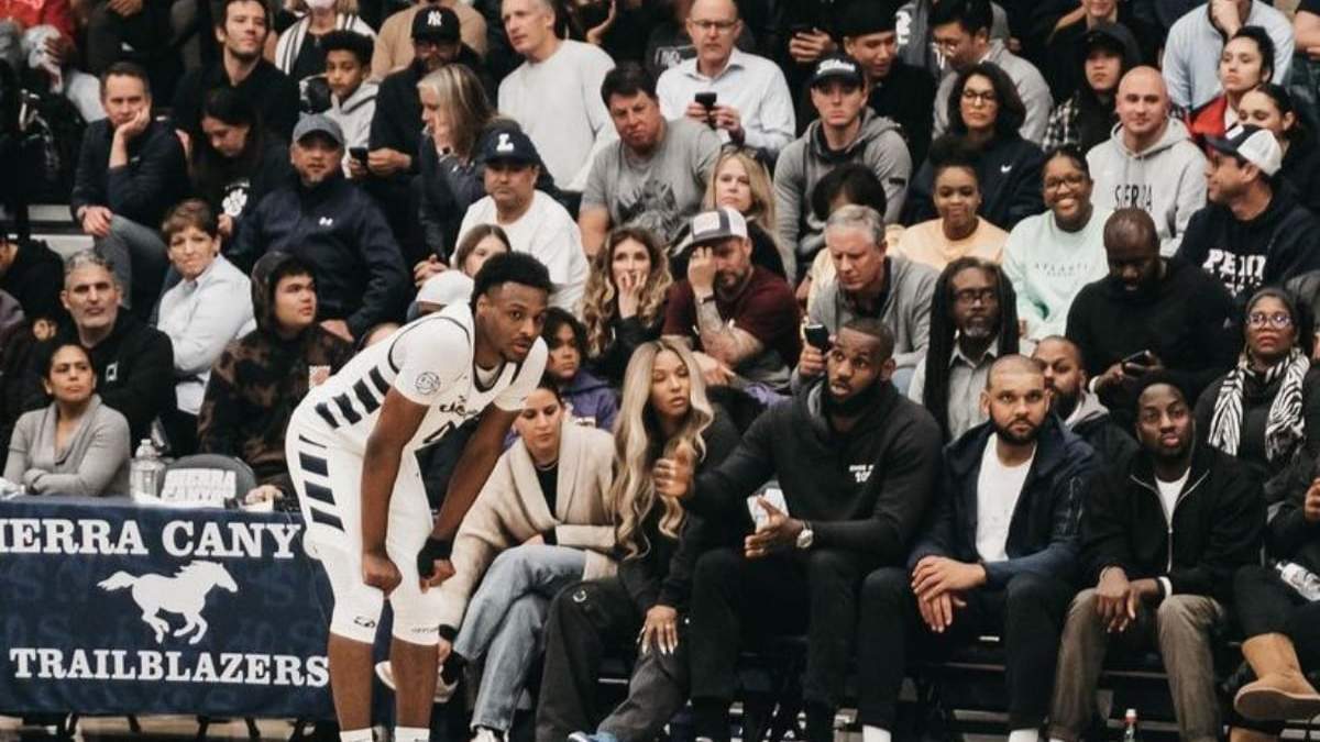 Bronny James, el hijo del astro de los Lakers LeBron James