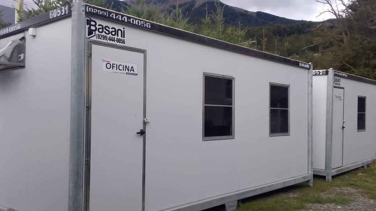 Módulos aula para la EPET 28. Fuente: (Facebook)