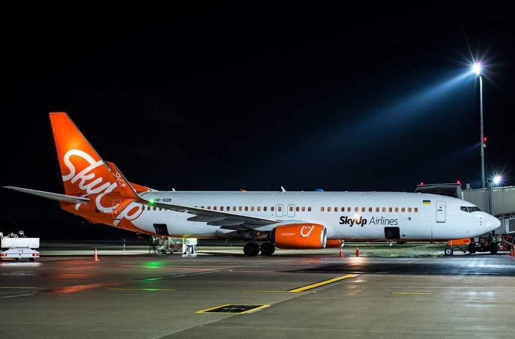 Un aeronave de SkyUp Airlines