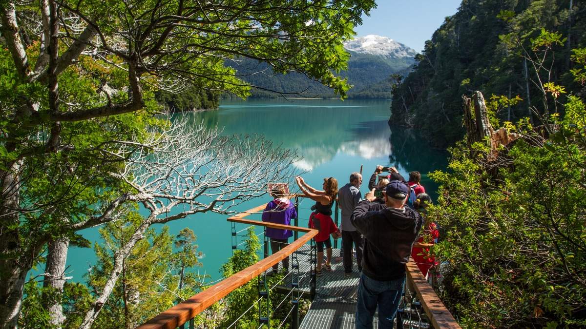 Turismo de todo el país en la cordillera chubutense. Fuente: (Instagram)