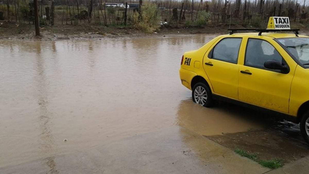 Lluvias en Neuquén. Fuente: (Twitter)