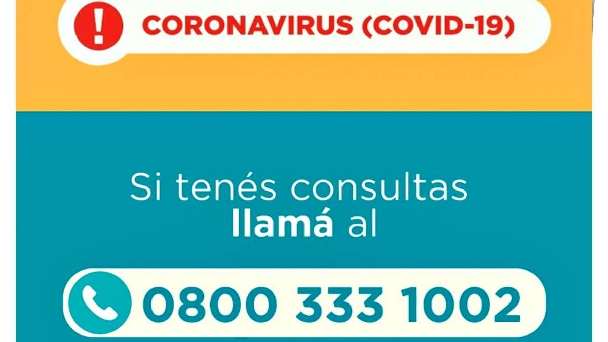 Línea Coronavirus de Neuquén