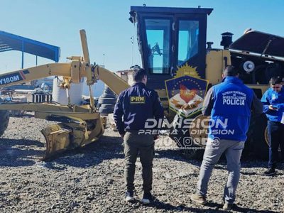 Secuestraron en Centenario una motoniveladora que había sido adquirida mediante una estafa