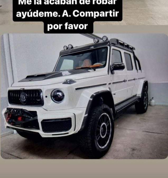 Víctor Álvarez compartió la imagen del vehículo para que fuera localizado