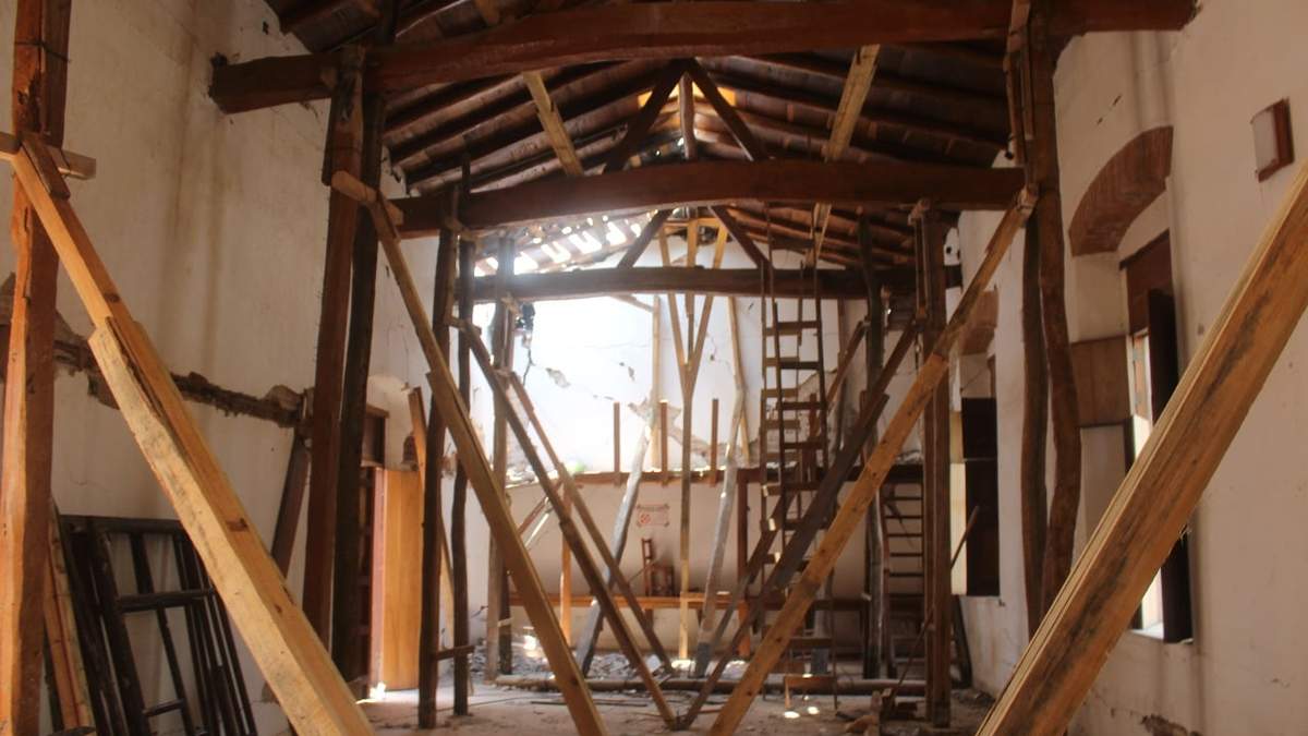 Luego del sismo de 2017 se iniciaron los trabajos de remodelación en el lugar