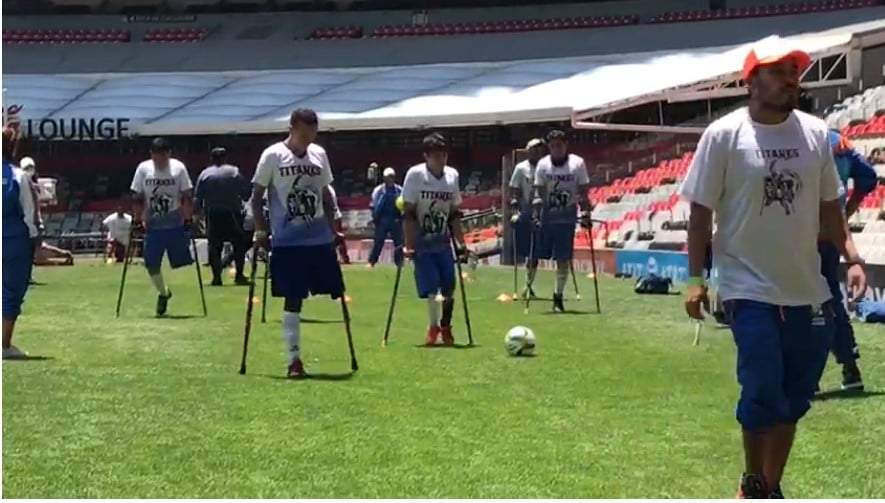 Futbol adaptado en el Estadio Azteca