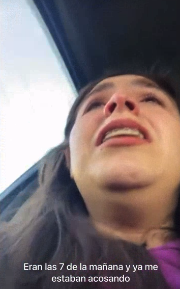 La usuaria @NalleAlmaguerF denunció en Twitter a su acosador