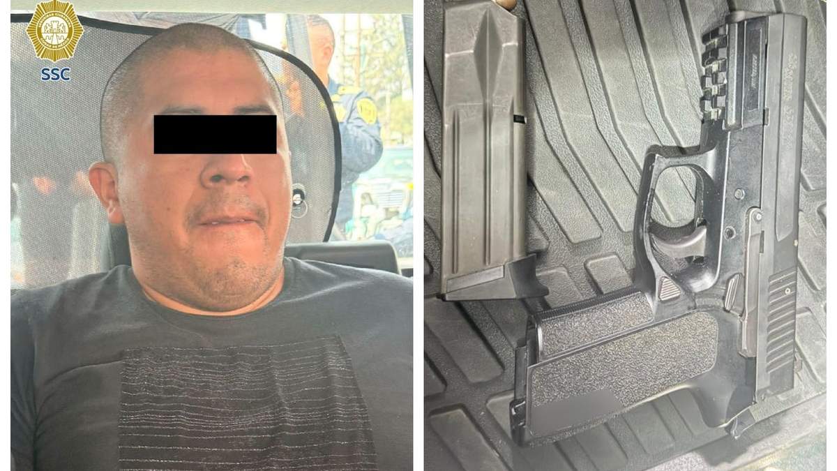 El hombre de 37 años portaba un arma de fuego corta con seis cartuchos útiles y 30 dosis de droga