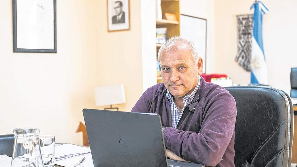 El ministro de Salud de Río Negro, Fabián Zgaib. Fuente: (Twitter)