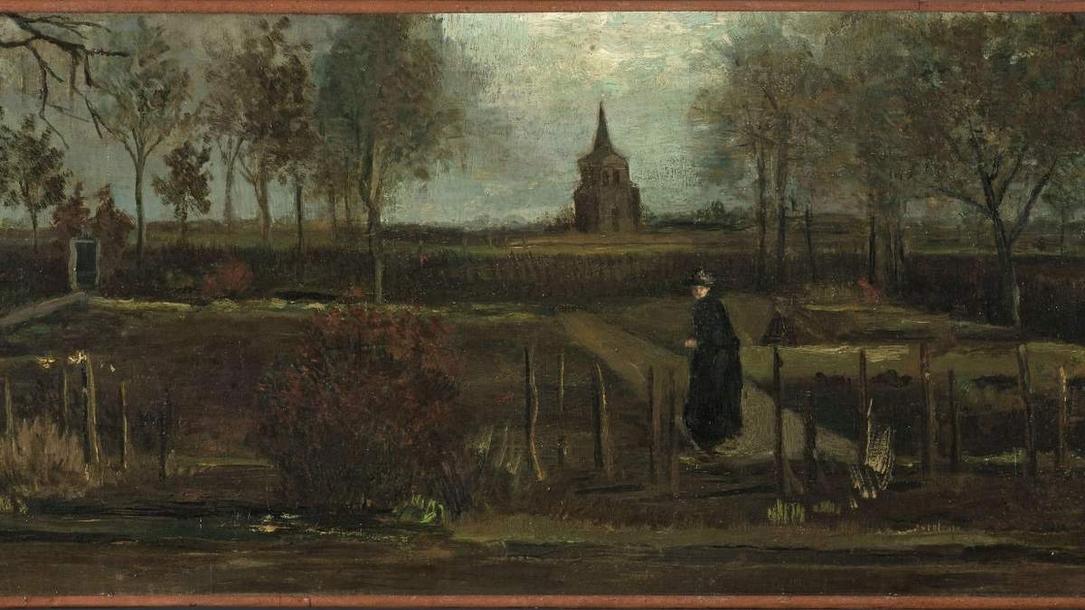 “Jardín rectoral en Nuenen en primavera”