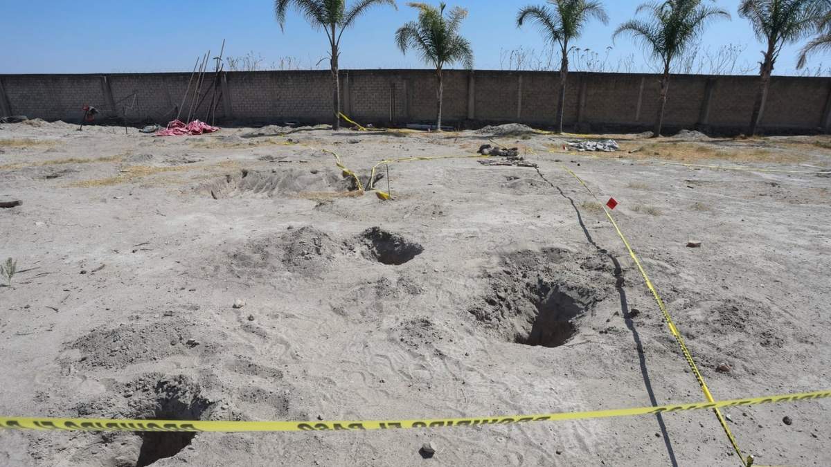 Rancho Izaguirre durante un recorrido para la prensa, días después de que se descubrieron restos óseos en las instalaciones en Teuchitlán, Jalisco