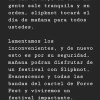 Entre disturbios y cancelaciones, el caos reinó en el "Knotfest meets Forcefest"