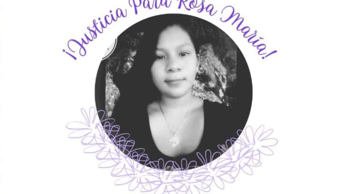 Rosa María López Moreno, de 15 años de edad