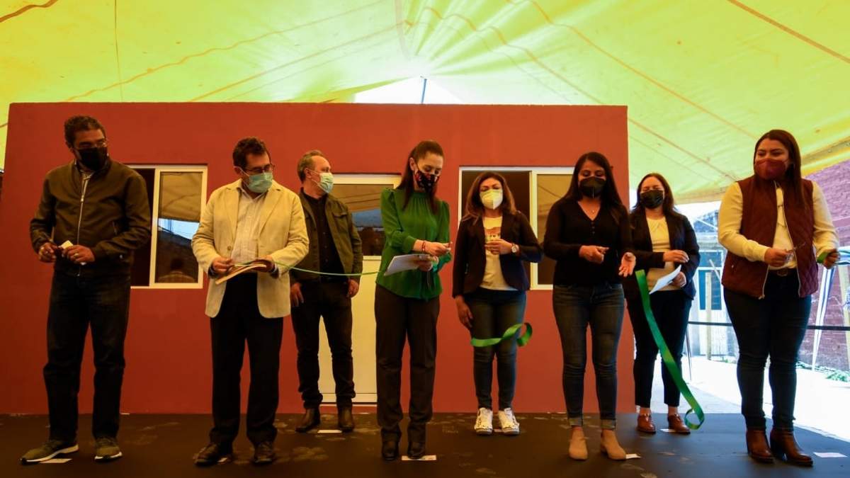 Entrega de viviendas en Tláhuac