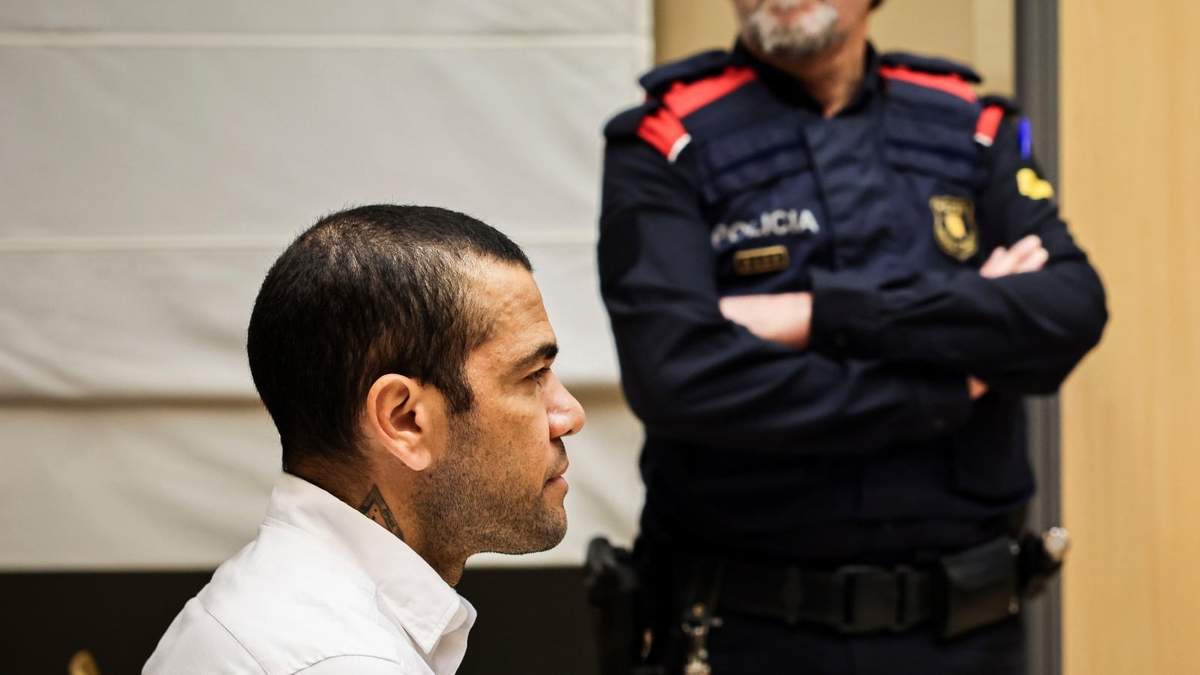 Dani Alves en el tribunal