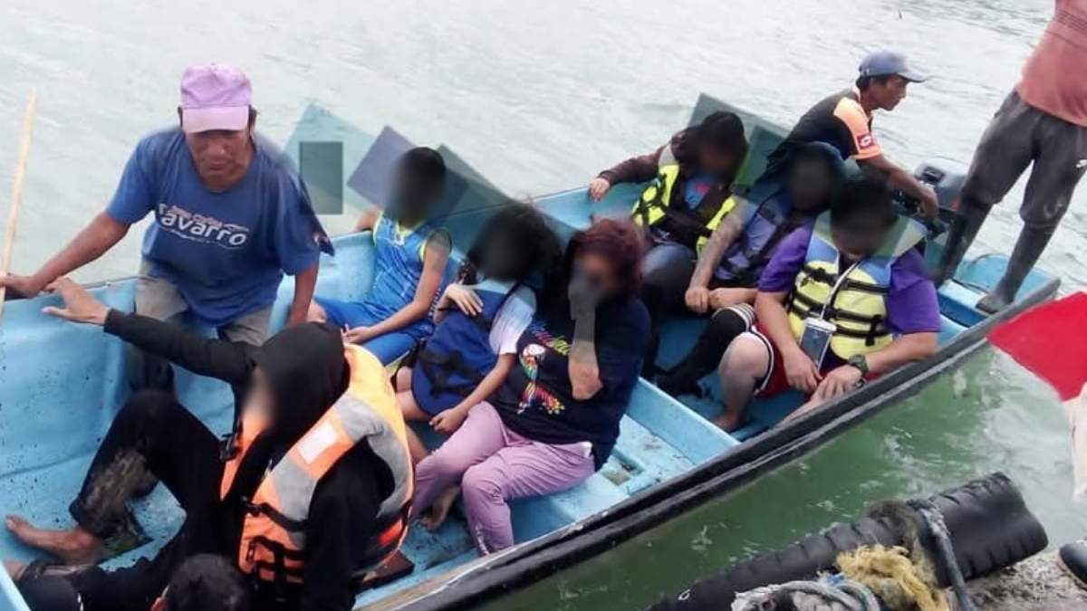 Rescate de náufragos en Panamá