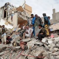 Bombardeo en Yemen