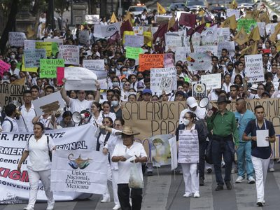 En dos días, el 50% de los trabajadores de salud inició su incorporación aI IMSS-Bienestar: Batres