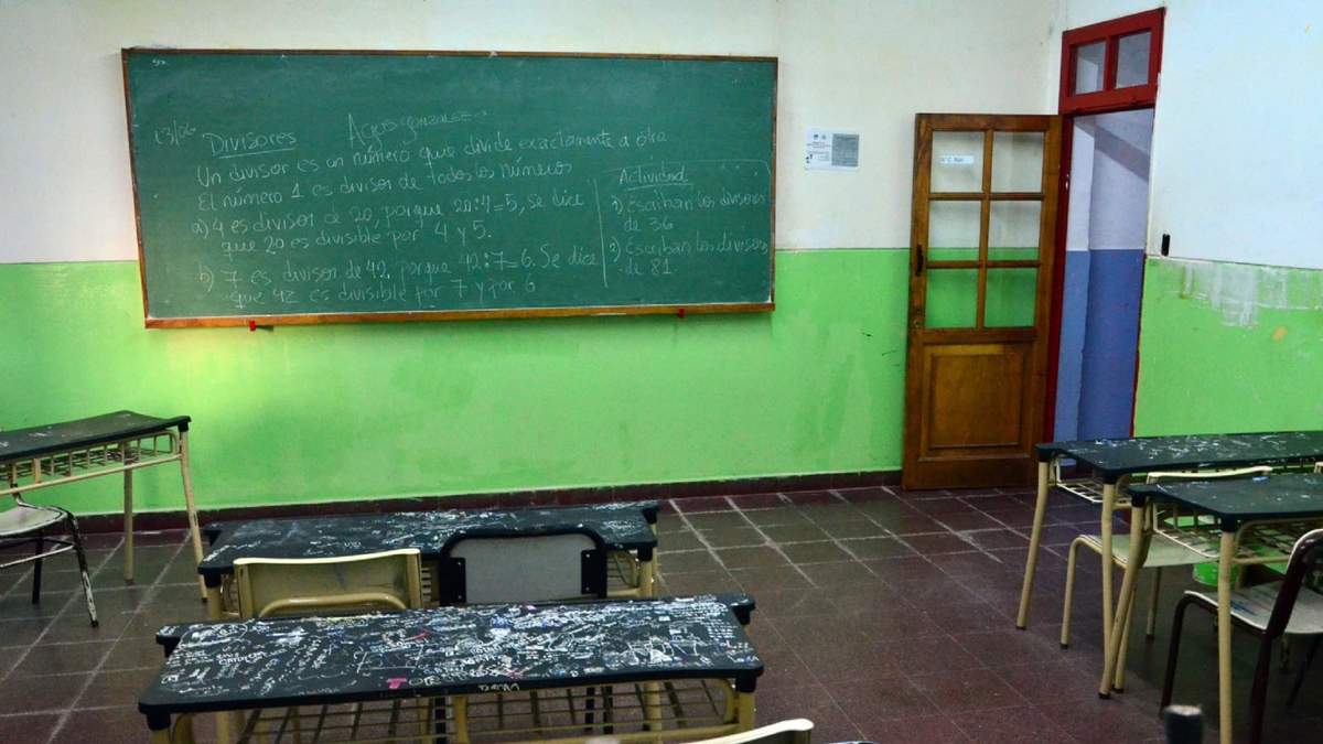 Muchos establecimientos no tuvieron clases presenciales. Fuente: (Twitter)