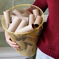 El tesoro que tirás sin darte cuenta: reciclá los rollos de papel higiénico y organizá toda tu casa