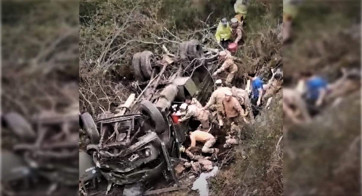 Operativo de rescate. Fuente: (La Montaña)