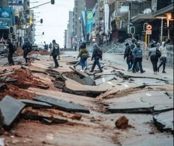 Estallido por gas en Johanesburgo; edificios afectados, en riesgo de derrumbe, alertan autoridades