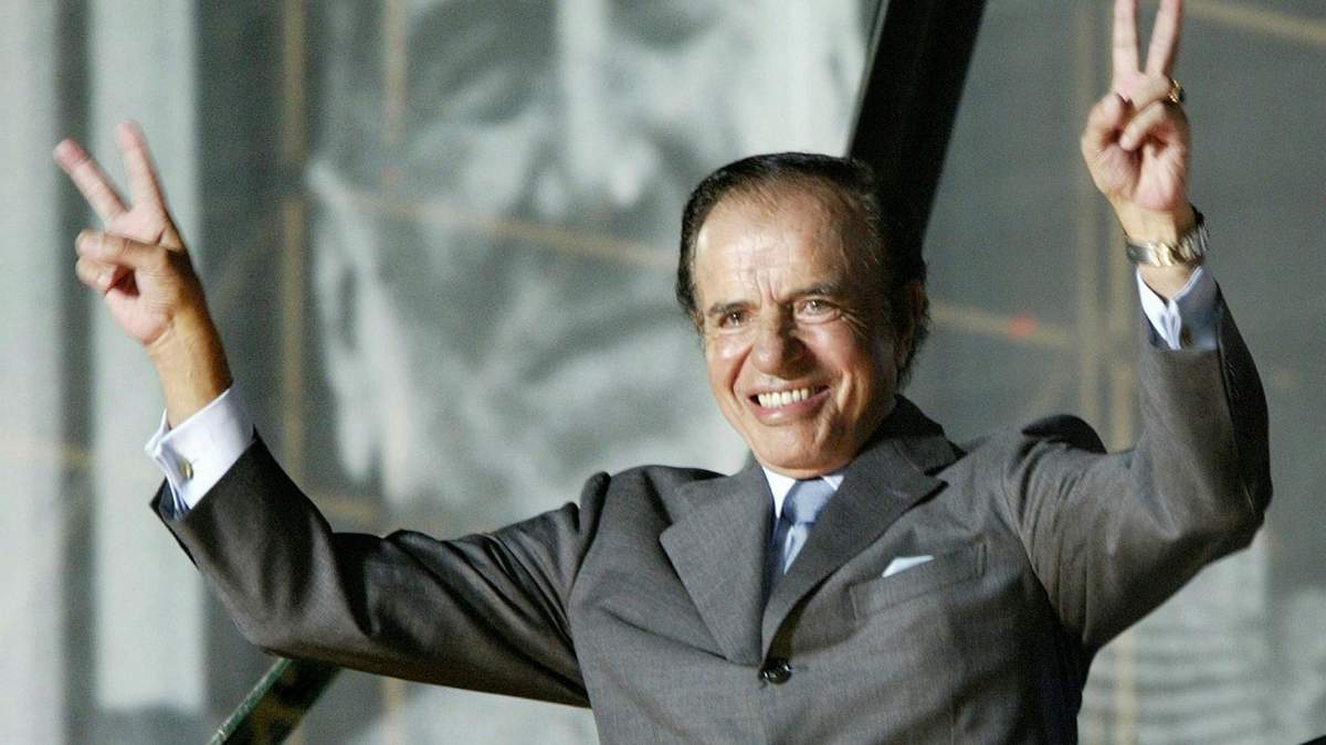 Carlos Menem, expresidente de la Nación. Fuente: (Twitter)