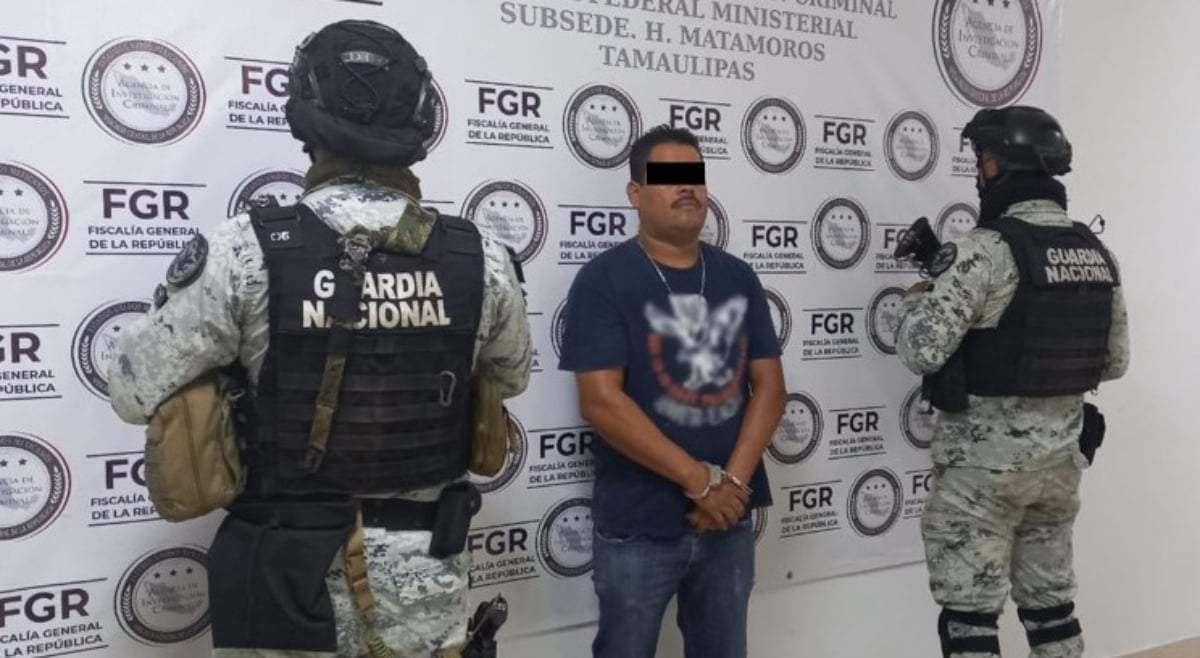 Alejandro N., presunto integrante de Los Flacos, brazo armado del Cártel del Golfo