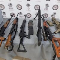 Hallan armas escondidas en un transformador; iba a ser enviado a Michoacán
