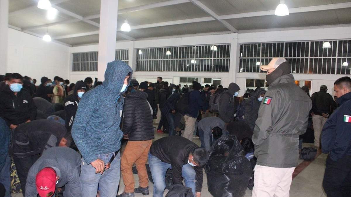 Los migrantes rescatados en Oaxaca