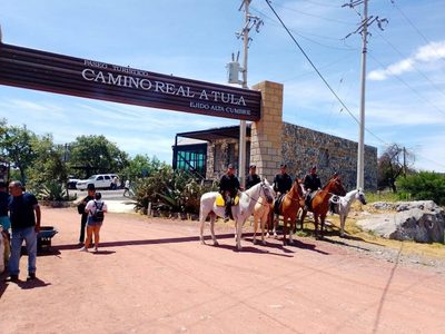 Con Agrupamiento Montado de la Guardia Estatal, SSPT refuerza seguridad en áreas rurales y naturales