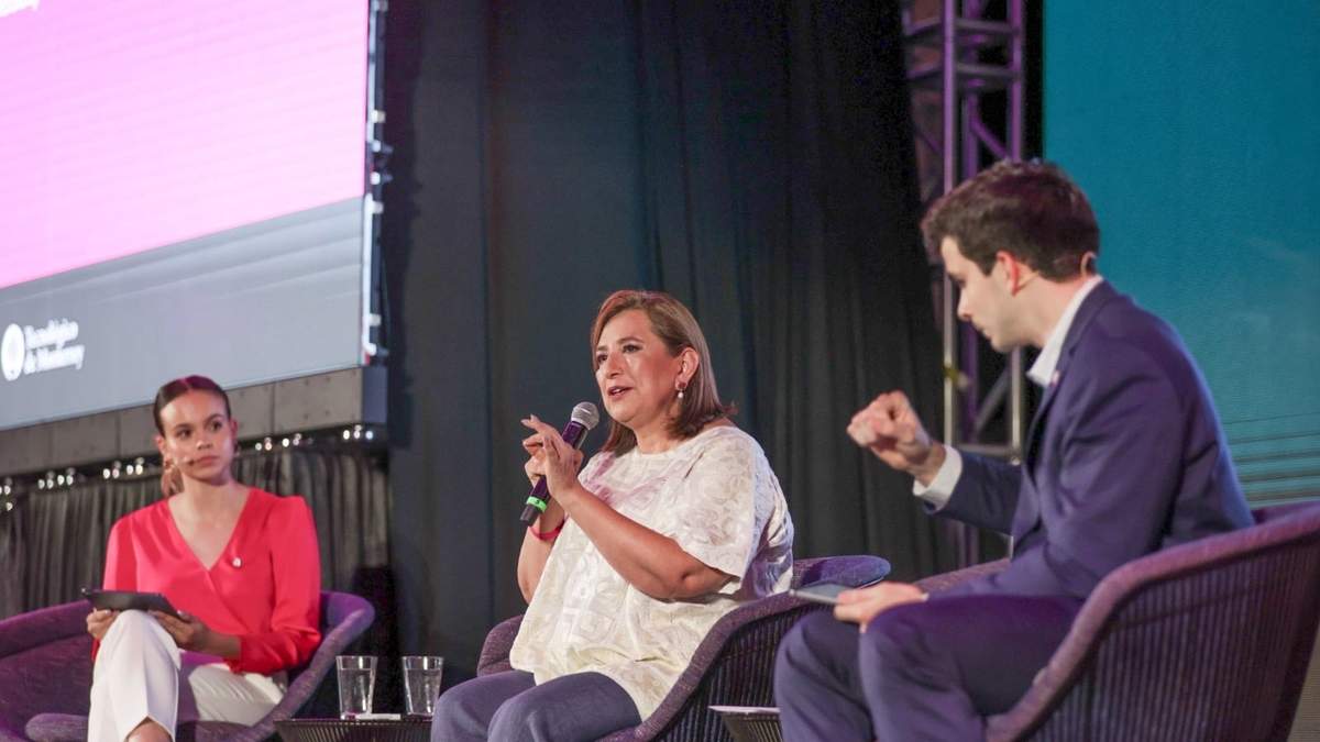 Xóchitl Gálvez en el campus matriz del Tecnológico de Monterrey