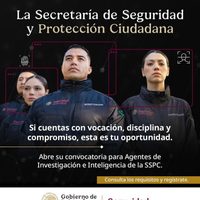 SSPC lanza convocatoria para agentes de Investigación e Inteligencia