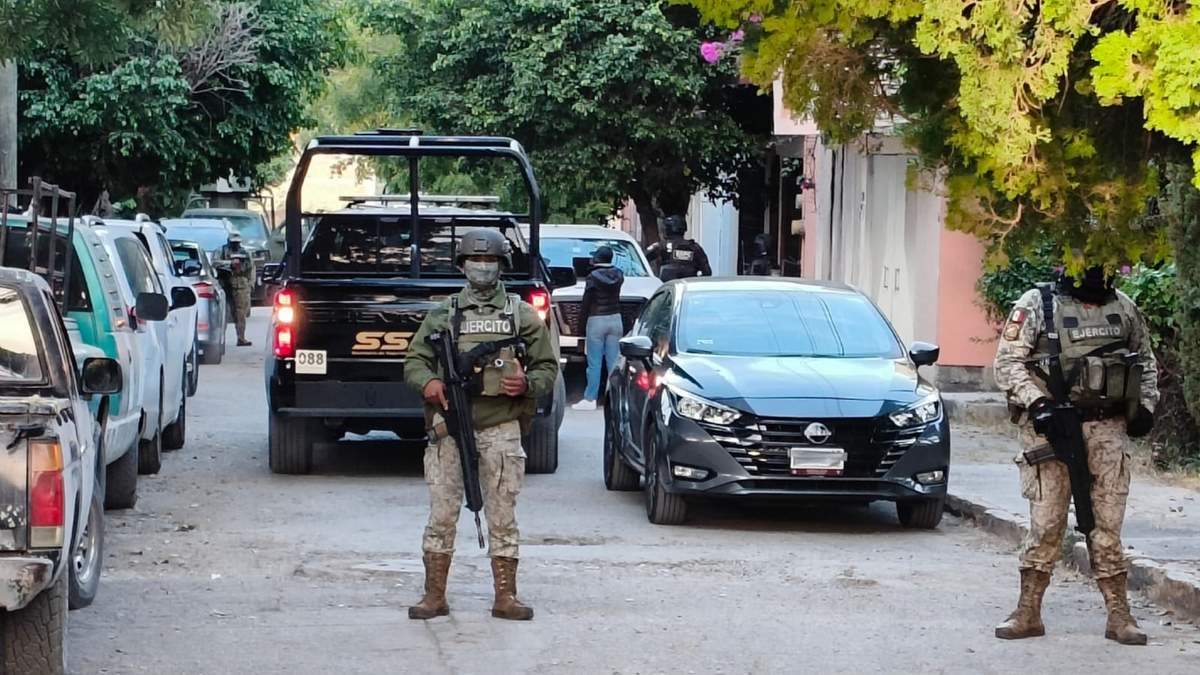 Fuerzas federales catearon dos inmuebles en Iguala