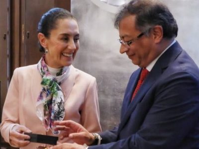 Gustavo Petro elogió a Claudia Sheinbaum en el Día Internacional de la Mujer