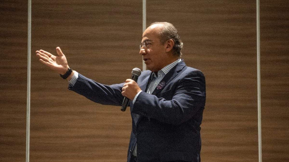 El expresidente Felipe Calderón