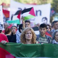 Organizaciones de Neuquén marcharon en apoyo al pueblo palestino en la Franja de Gaza
