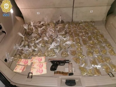 Detienen con arma y mariguana a dos hijos de "El Ojos", exlíder del Cártel de Tláhuac