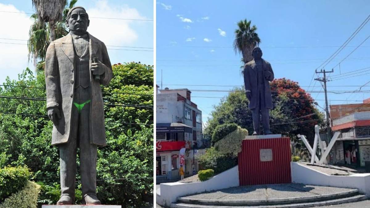 Estatua vandalizada