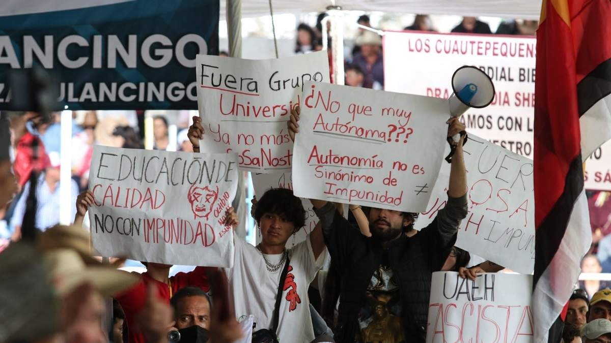 La protesta estudiantil