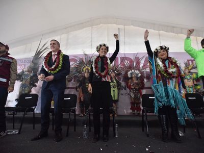 Junto a Brugada y Rubalcava, Sheinbaum ofrece ampliar el Cablebús hasta Cuajimalpa