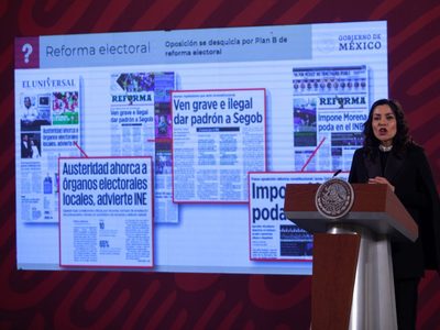 "Se desquicia la oposición por Plan B": García Vilchis denuncia campaña contra la reforma electoral