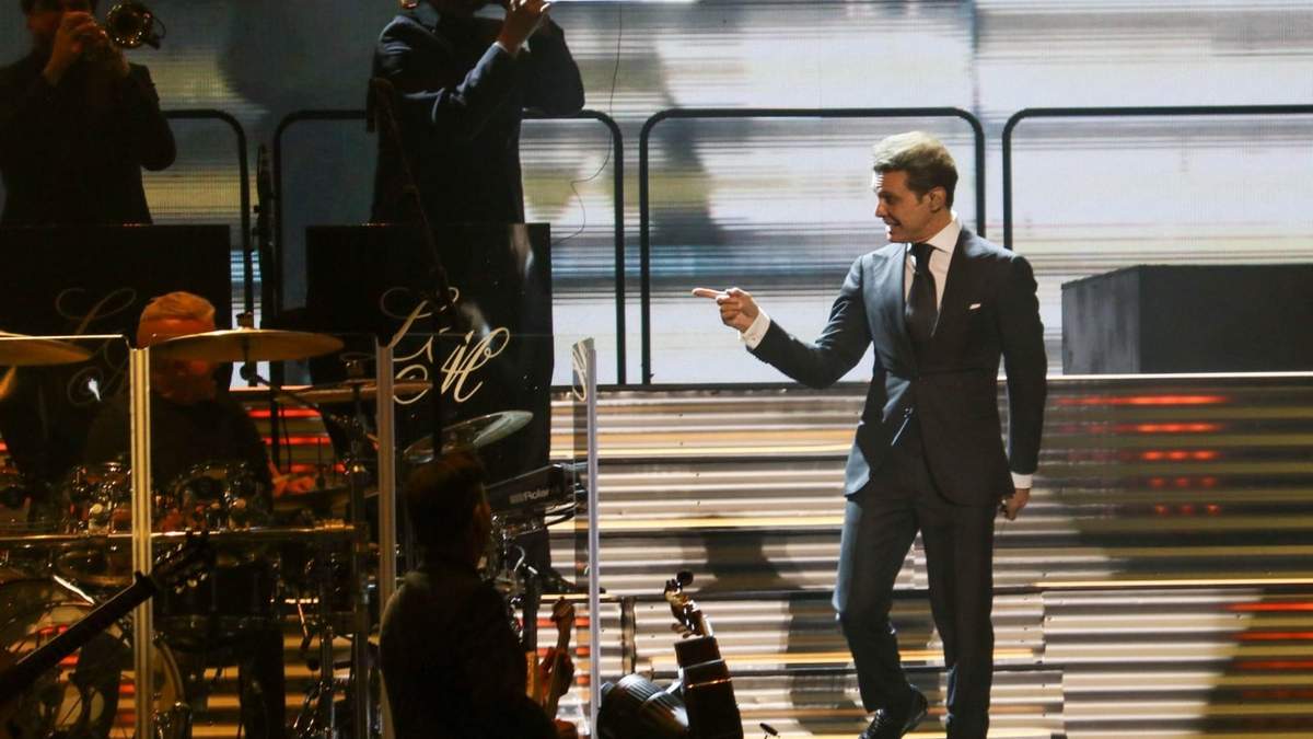 Luis Miguel en la Arena Ciudad de México el pasado 20 de noviembre