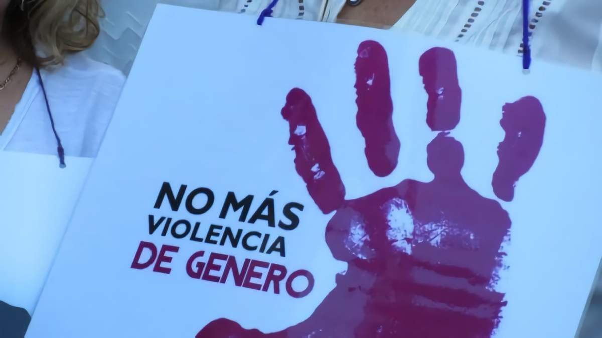 Cartel por la no violencia de género en Neuquén. Fuente: (Twitter)